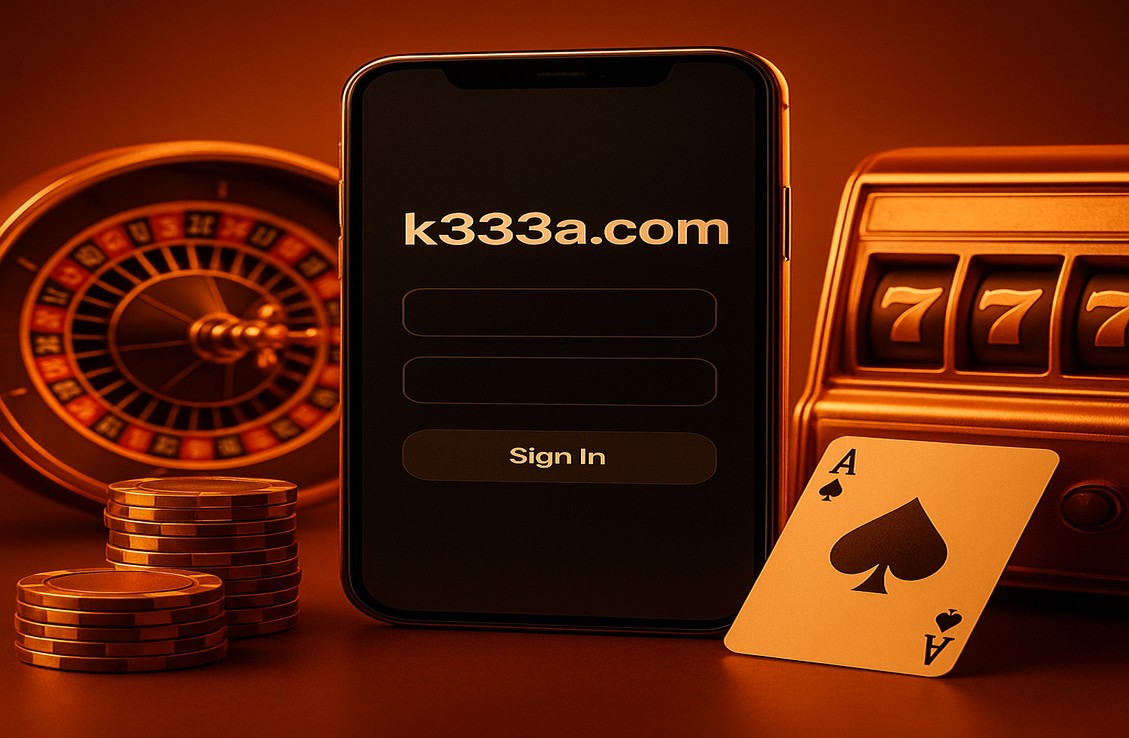 K333 অ্যাকাউন্ট লগইন স্ক্রিন